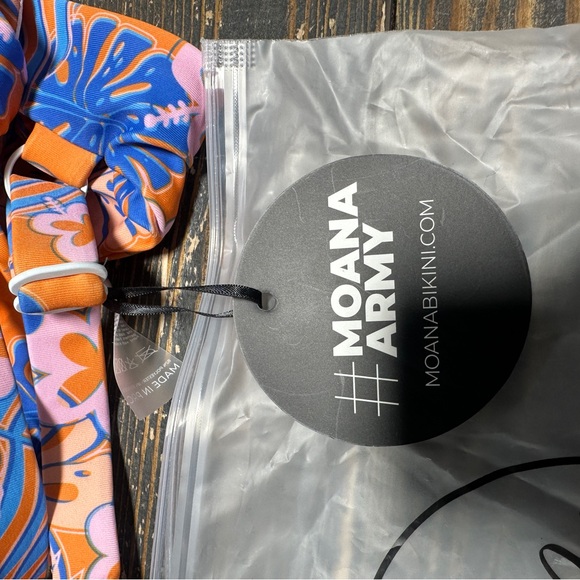 MOANA BIKINI BOTANICAL BREEZE SURF BRA TOP - 2XL - Picture 4 of 5